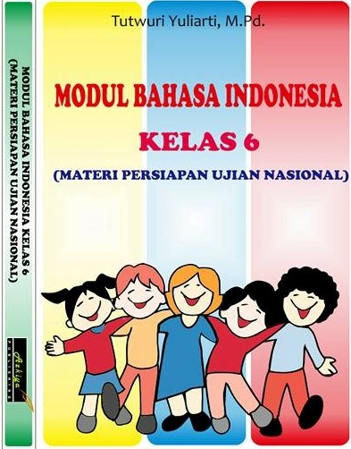 cover depan buku modul bahasa indonesia kelas 6